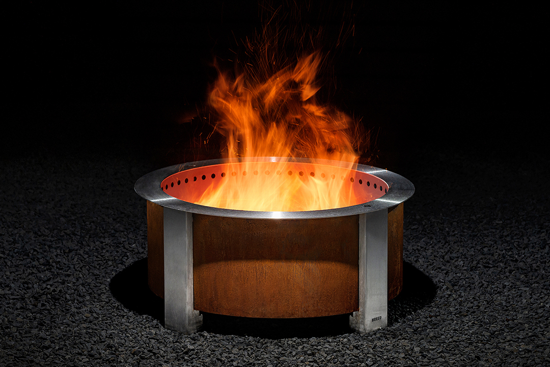 BR-X30P Corten Steel Smokeless Fire Pit